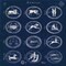 Blueprint Zodiac Poster Print by Sue Schlabach - Item # VARPDX12105